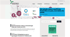 Desktop Screenshot of forumseguranca.org.br